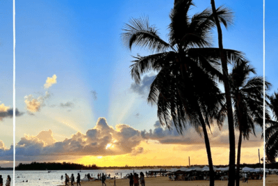 Belleza de Playa Boca Chica: Arena blanca, aguas cristalinas y sol