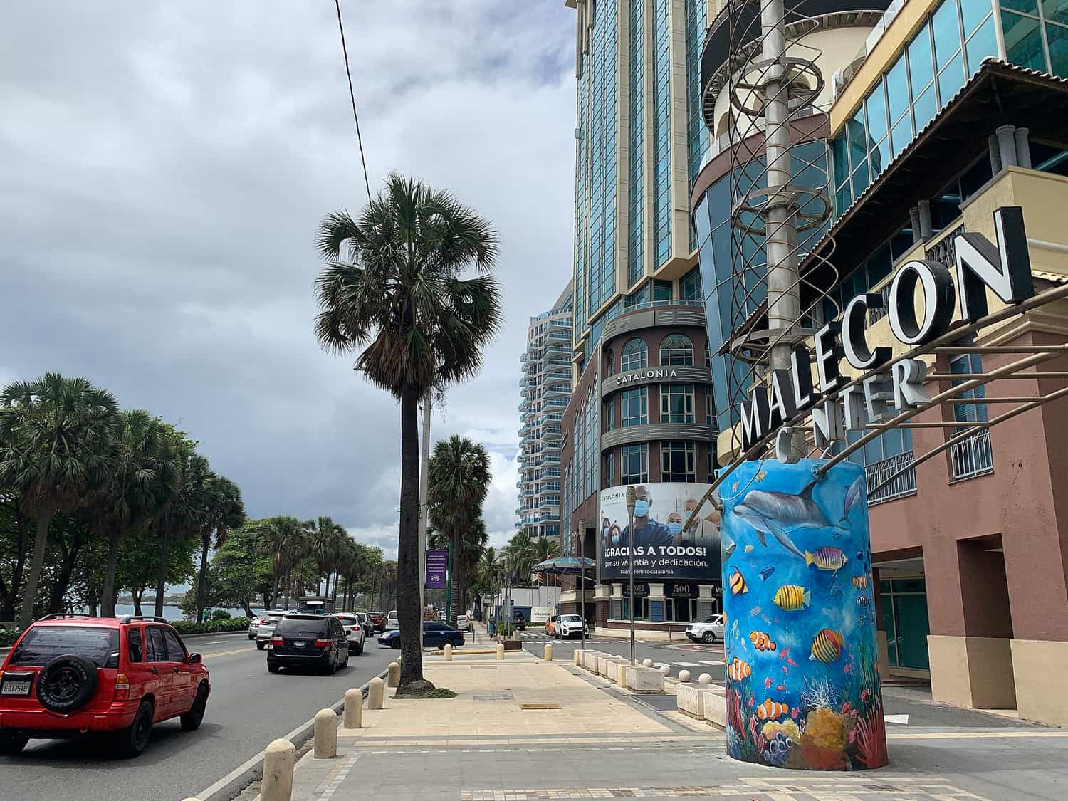 Paseo marítimo del Malecón en Santo Domingo