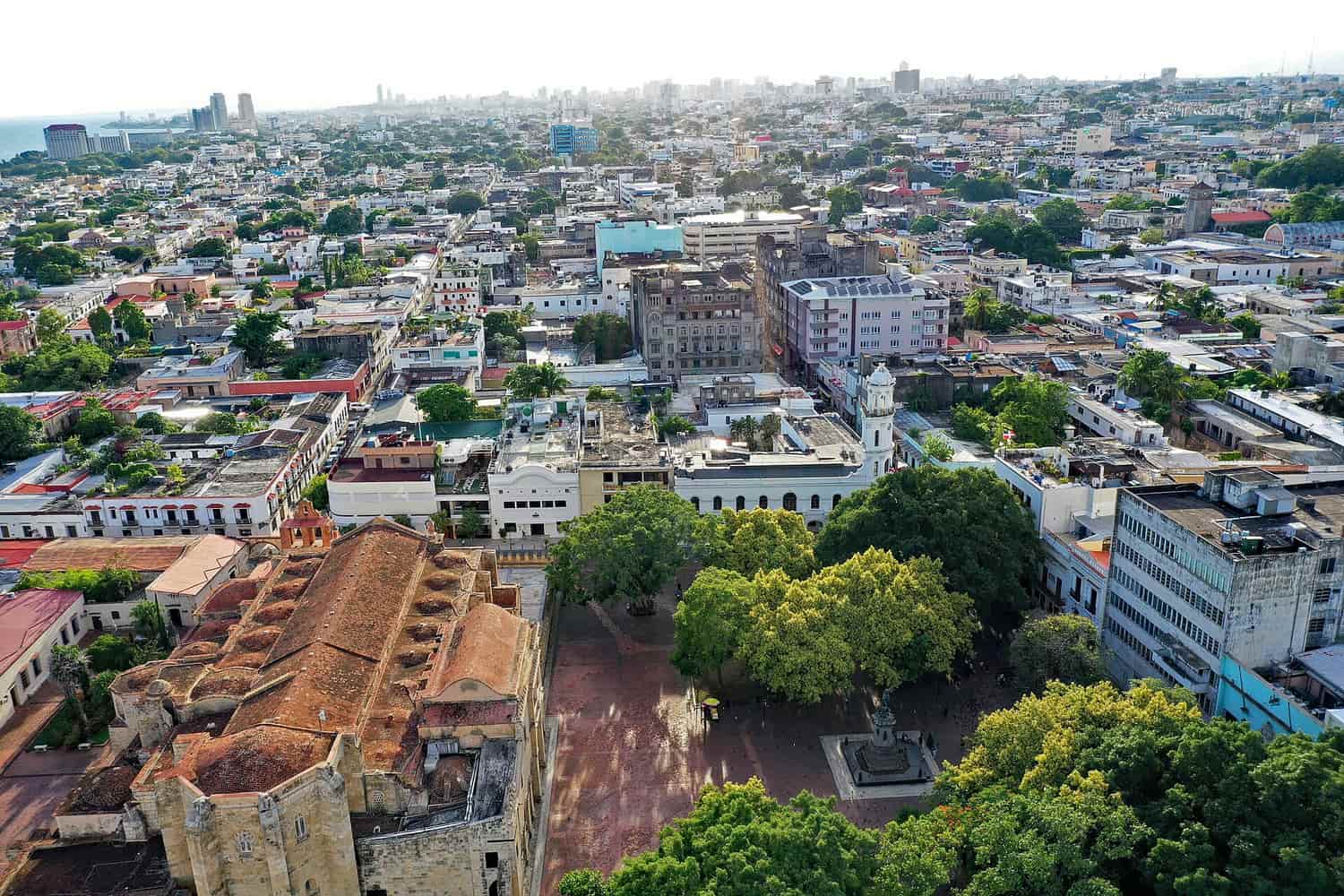 Calle colonial en la Ciudad Colonial de Santo Domingo