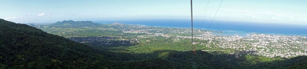 Vista de Puerto Plata desde un mirador