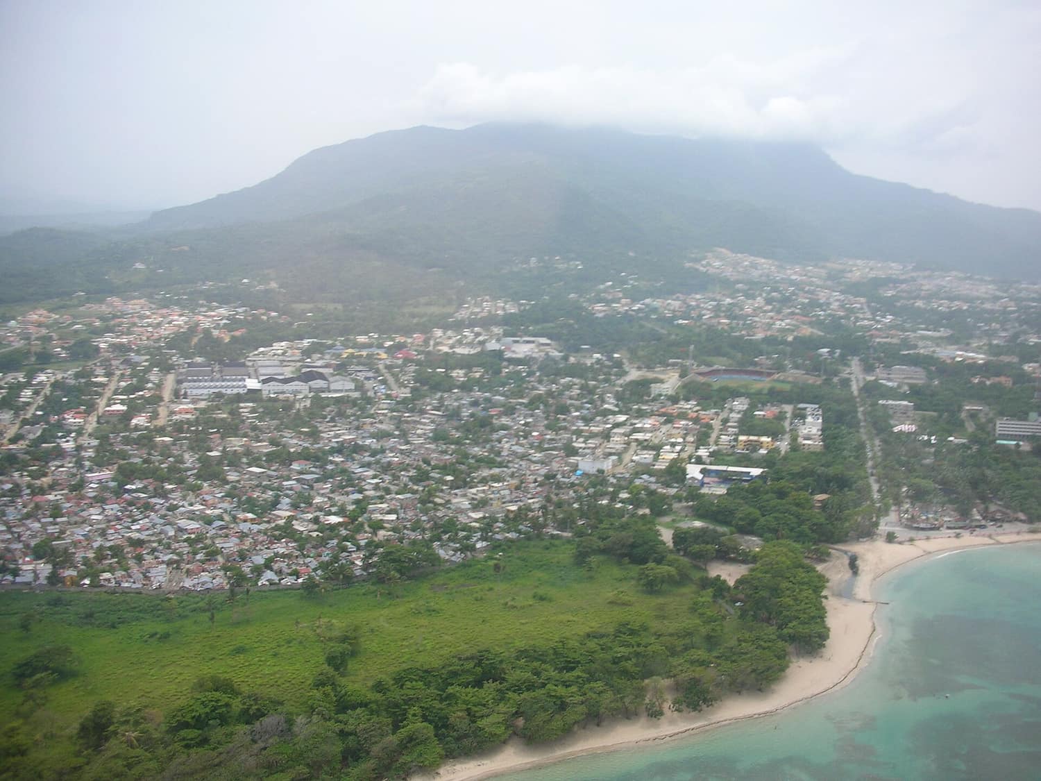 Puerto Plata vista desde el aire